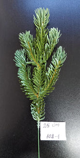 Crenguțe Artificiale de Brad Verde, 25cm, 10/set